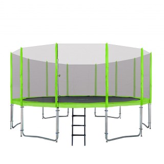SkyRamiz zahradní trampolína 487 cm 16 stop dětská zelená + příslušenství