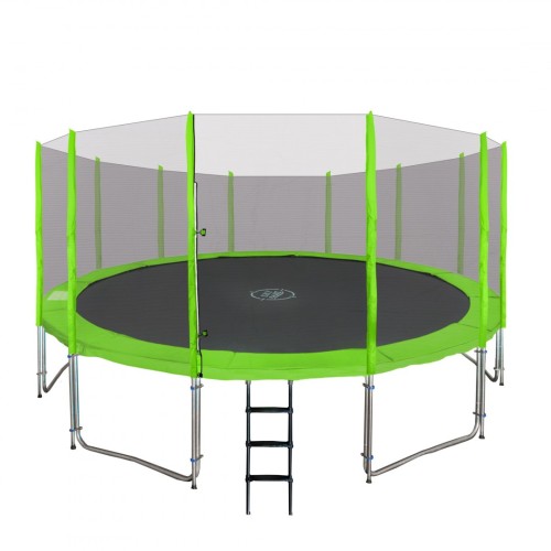 SkyRamiz zahradní trampolína 487 cm 16 stop dětská zelená + příslušenství