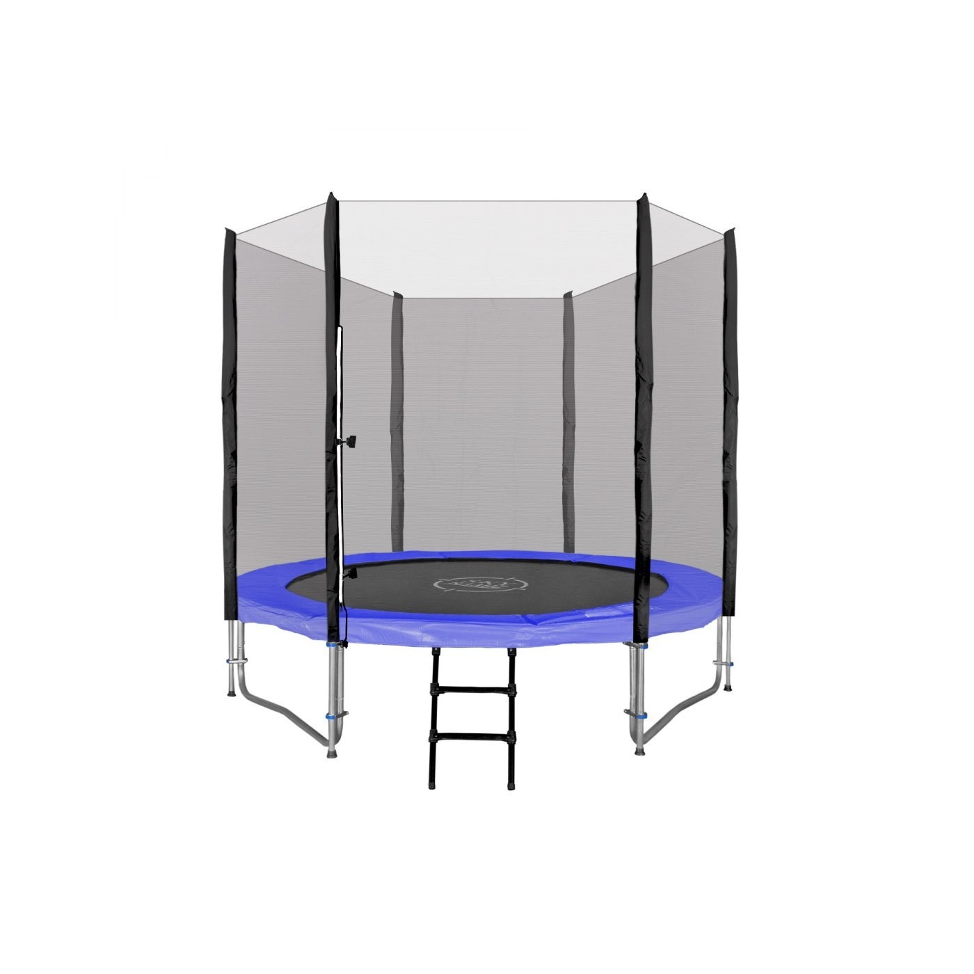 Dětská zahradní trampolína SkyRamiz 244 cm 8 stop modrá + příslušenství