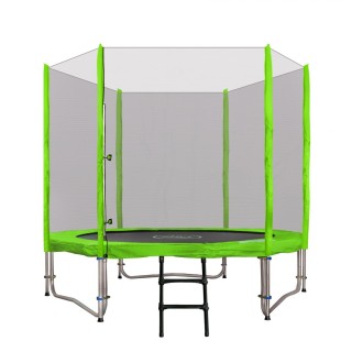 SkyRamiz zahradní trampolína 244cm 8ft dětská zelená + příslušenství