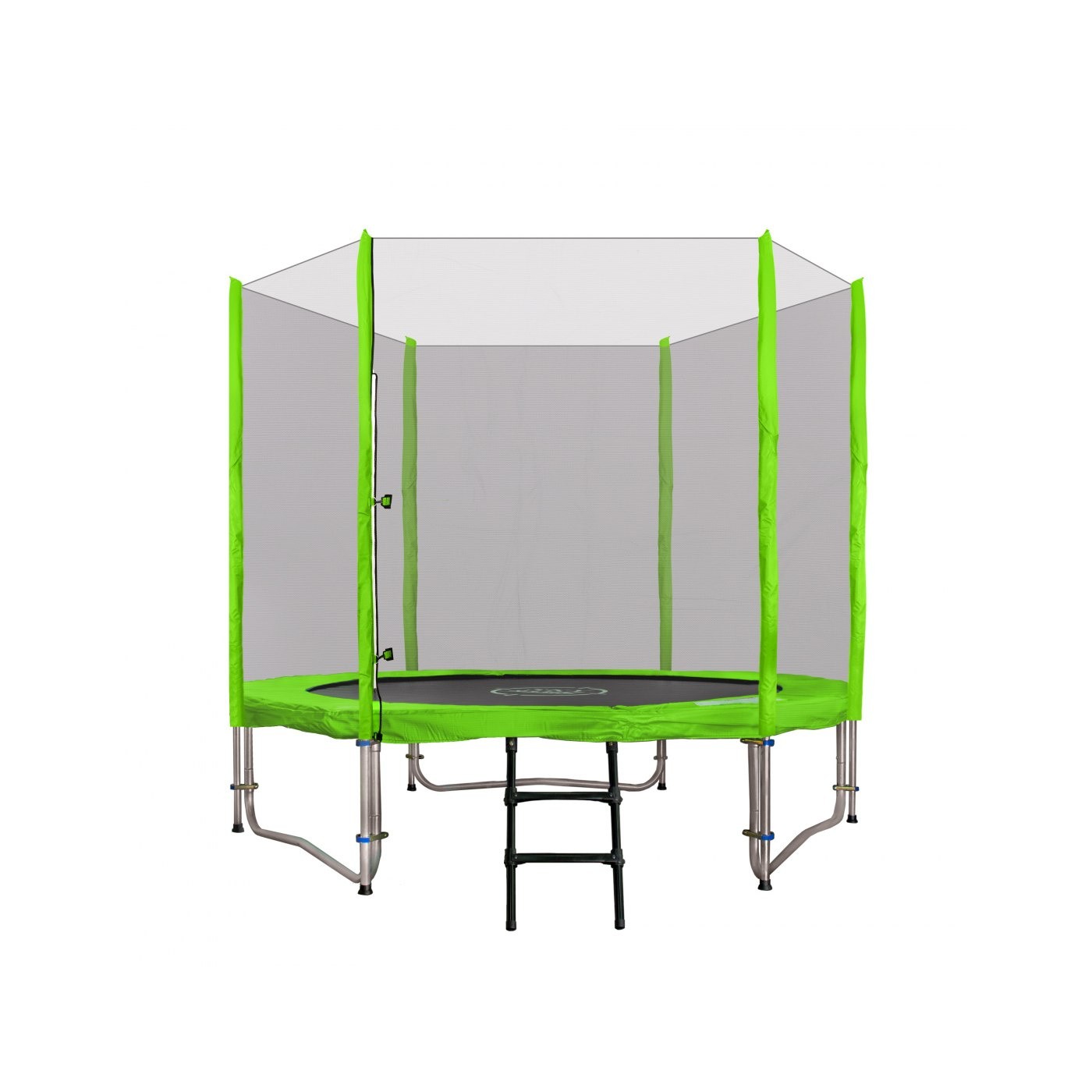 SkyRamiz zahradní trampolína 244cm 8ft dětská zelená + příslušenství
