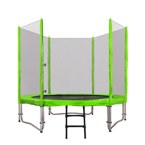 SkyRamiz zahradní trampolína 244cm 8ft dětská zelená + příslušenství