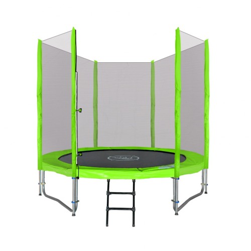 SkyRamiz zahradní trampolína 244cm 8ft dětská zelená + příslušenství
