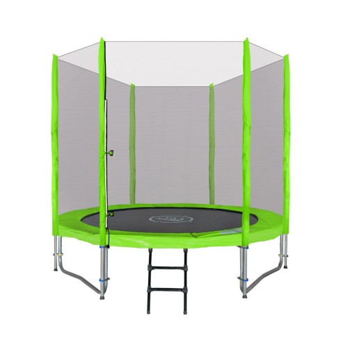SkyRamiz zahradní trampolína 244cm 8ft dětská zelená + příslušenství