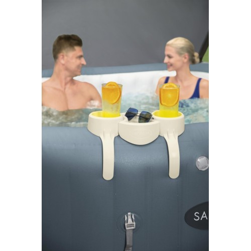 Držák na nápoje do vířivky BESTWAY Lay-Z-Spa Jacuzzi + 2 přihrádky + zásobník