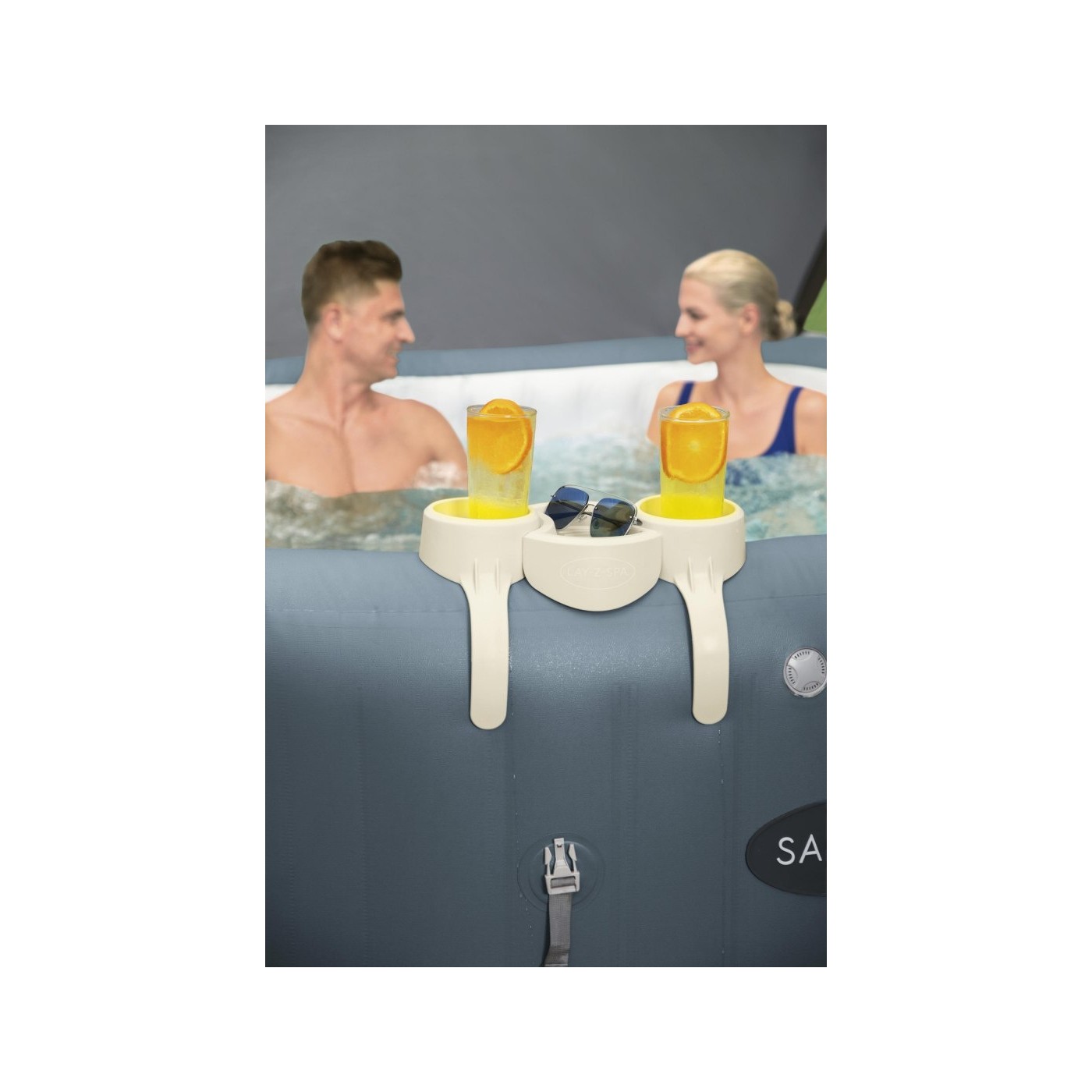Držák na nápoje do vířivky BESTWAY Lay-Z-Spa Jacuzzi + 2 přihrádky + zásobník