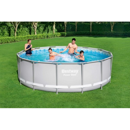 14ft ocelový bazén 427x122 cm POWERSteel 6v1 BESTWAY