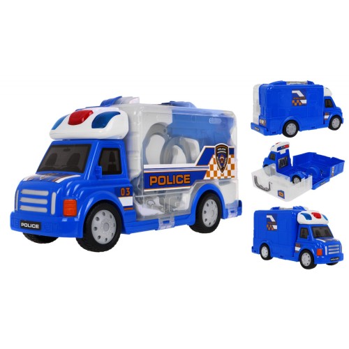 Kufřík policjení vůz s doplňky