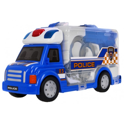 Kufřík policjení vůz s doplňky