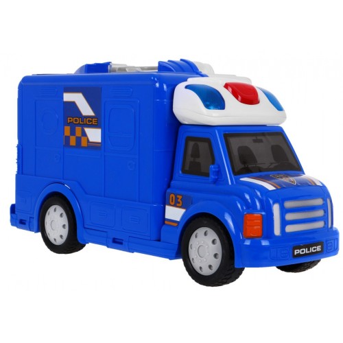 Kufřík policjení vůz s doplňky