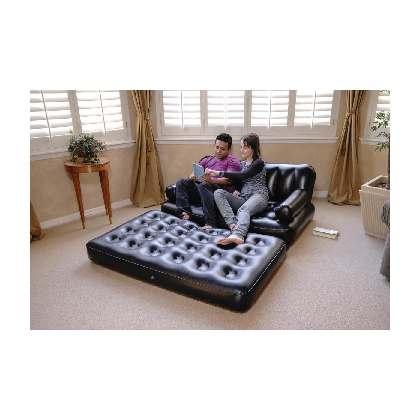 Multifunkční rozkládací pohovka 188 152 64 cm BESTWAY