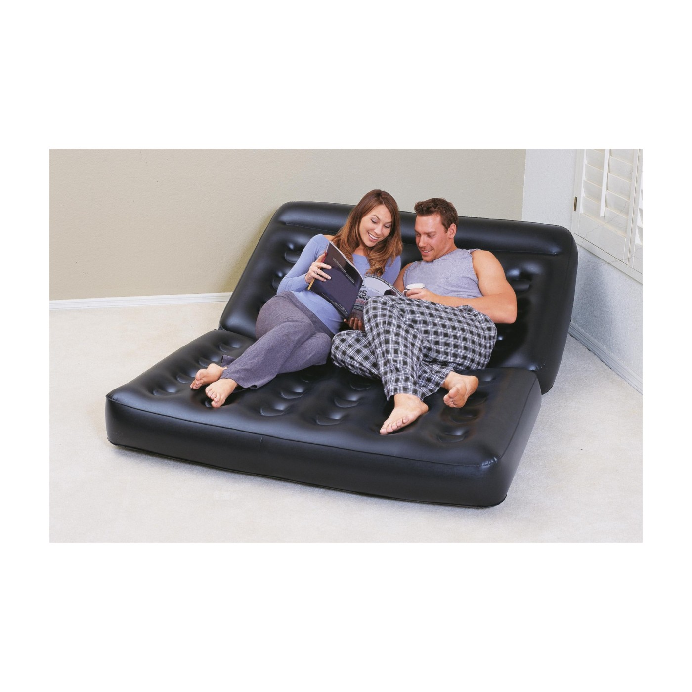 Multifunkční rozkládací pohovka 188 152 64 cm BESTWAY
