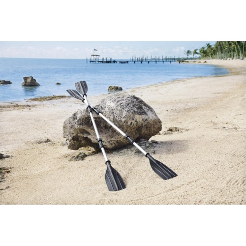 Dvojitá hliníková plavecká pádla 2v1 BESTWAY 145 cm/218 cm