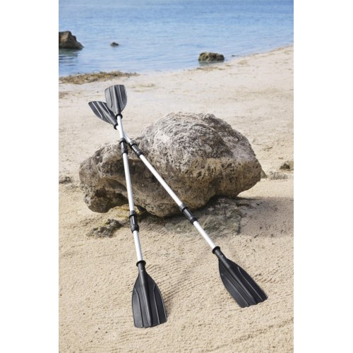 Dvojitá hliníková plavecká pádla 2v1 BESTWAY 145 cm/218 cm