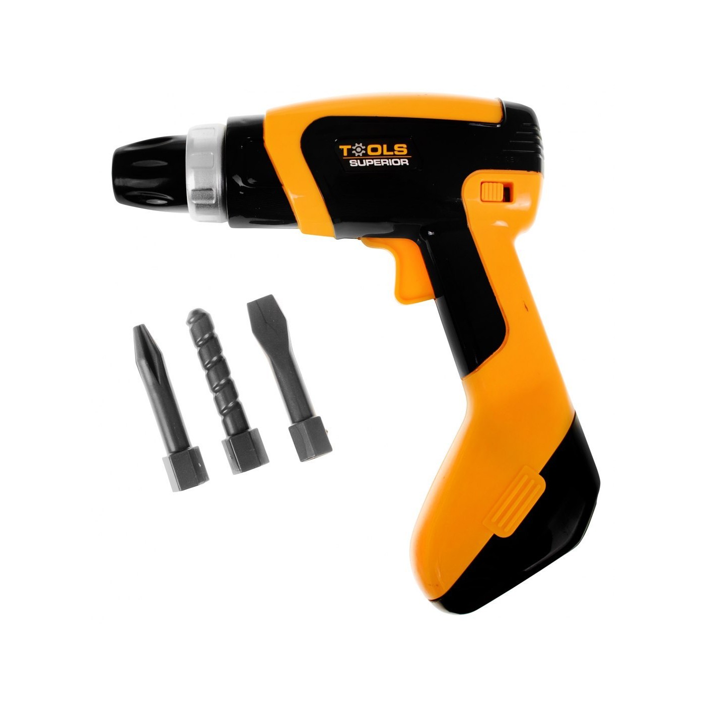 Elektrický dětský šroubovák 3+ hluk + rotační vrták + 3 vyměnitelné hroty