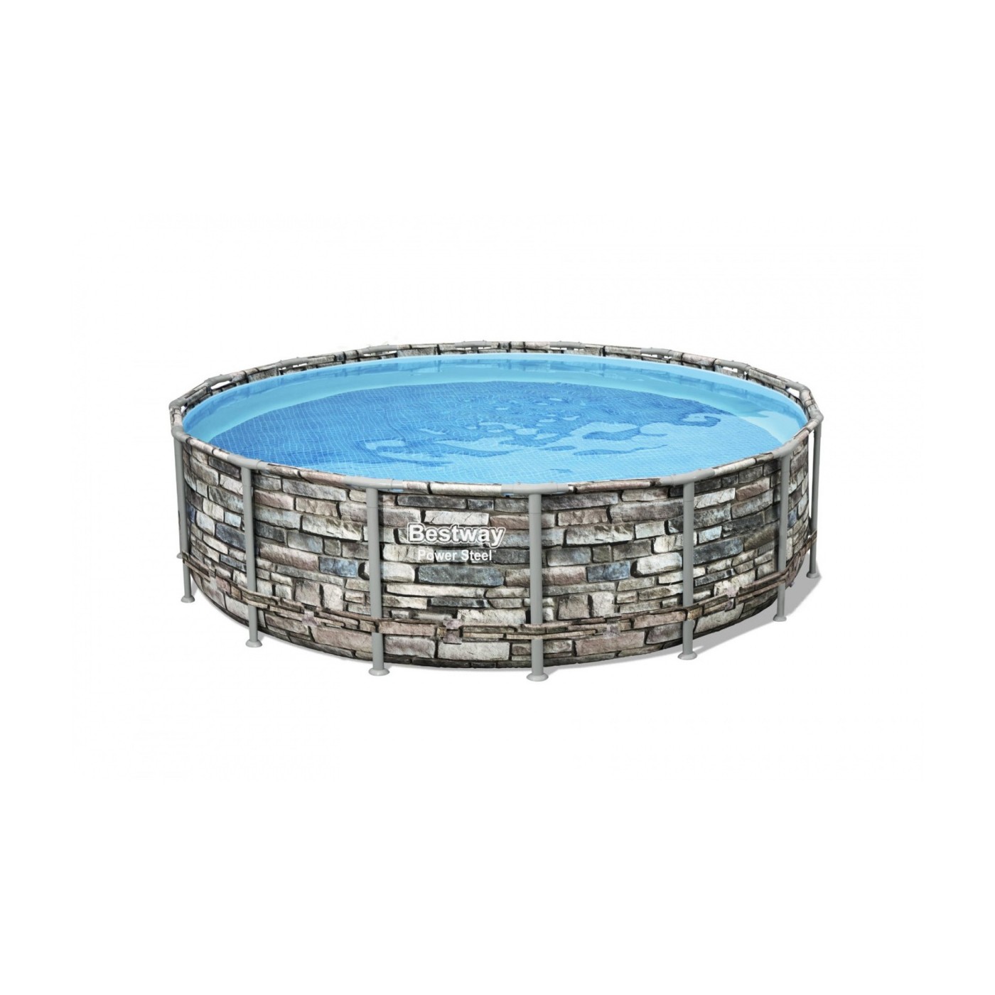 Ocelový bazén 16 FT 488 x 122 cm Power Steel BESTWAY