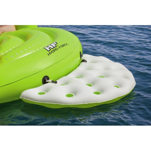 Plavecký ostrov Kick Back pro 5 osob BESTWAY 275x255x65cm + Podesta + 5 držáků na nápoje