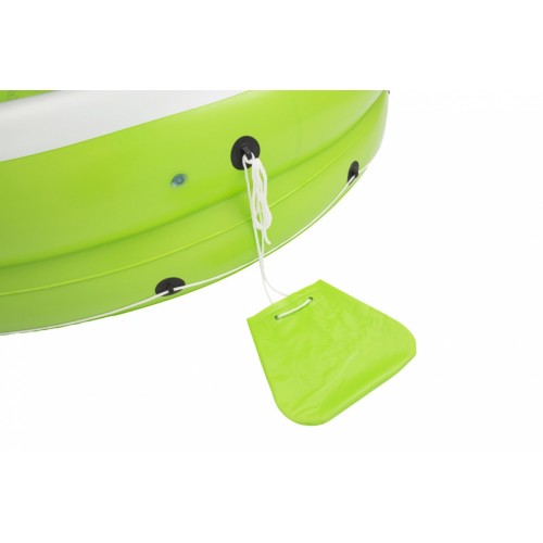 Plavecký ostrov Kick Back pro 5 osob BESTWAY 275x255x65cm + Podesta + 5 držáků na nápoje