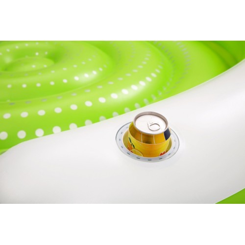 Plavecký ostrov Kick Back pro 5 osob BESTWAY 275x255x65cm + Podesta + 5 držáků na nápoje