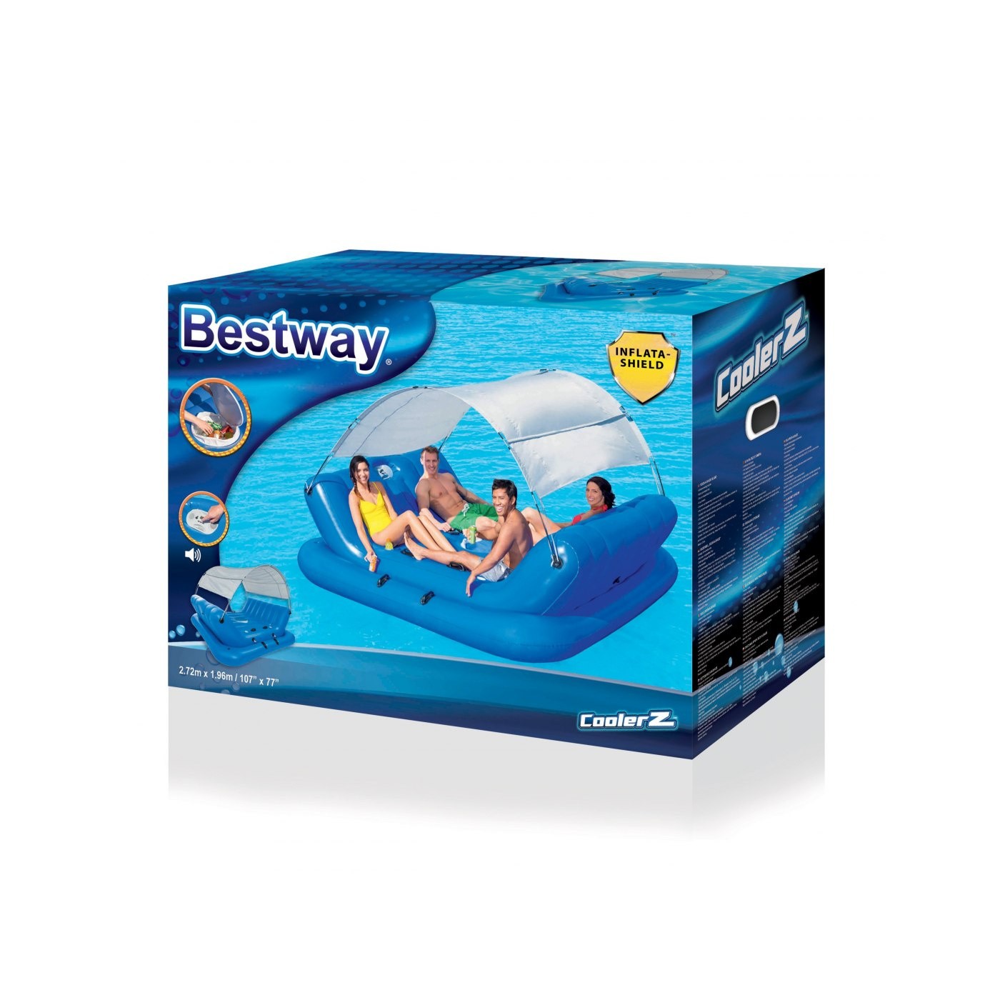 Ostrovní matrace 272 196 cm CoolerZ BESTWAY