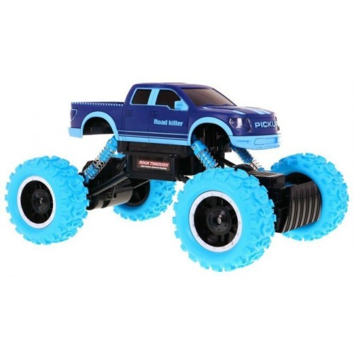 Autíčko Crawler Rock Through R C 2,4 Ghz modré