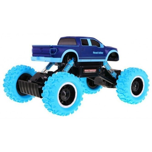 Autíčko Crawler Rock Through R C 2,4 Ghz modré