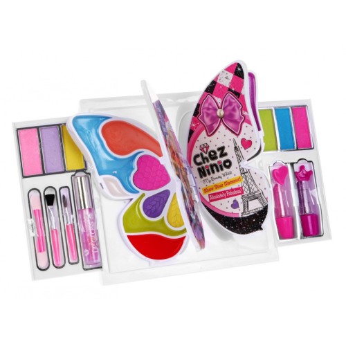 Sada na make-up barevná motýl pro děti 3+ Kosmetika + doplňky
