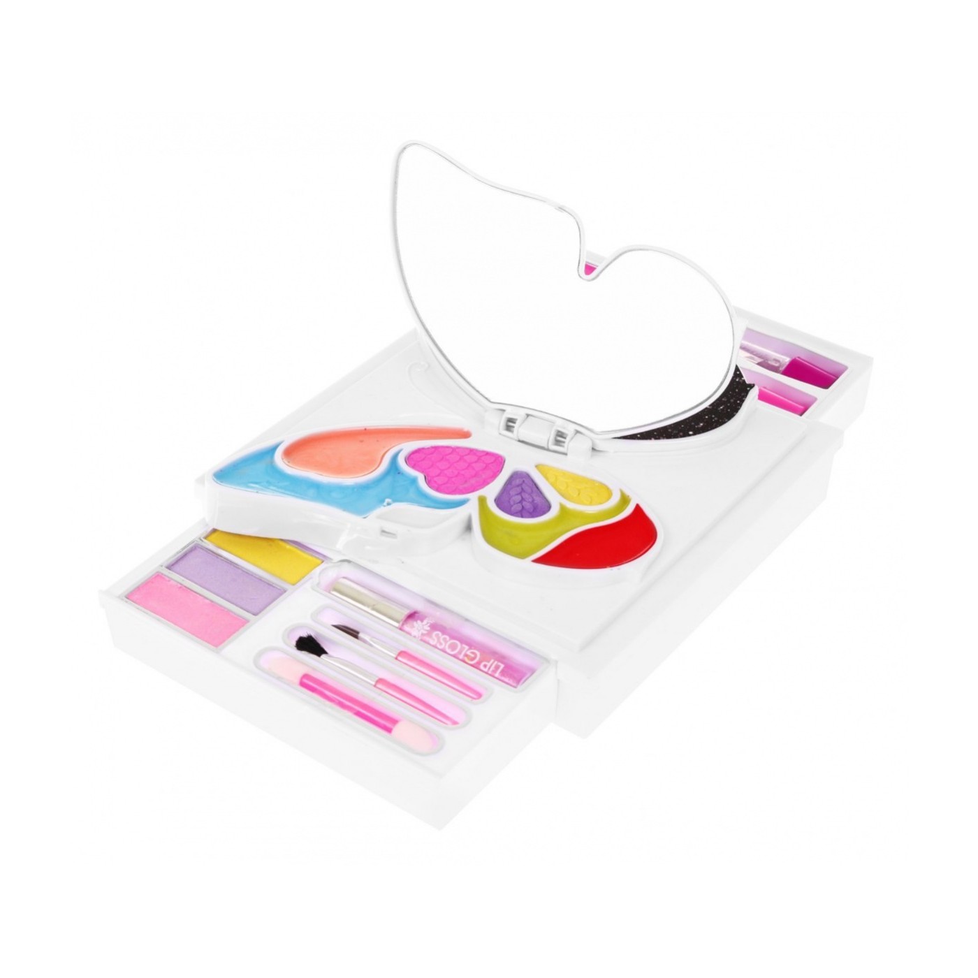 Sada na make-up barevná motýl pro děti 3+ Kosmetika + doplňky
