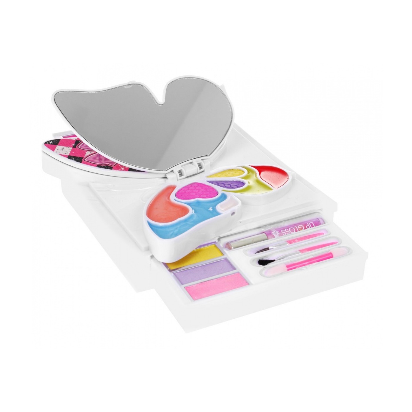 Sada na make-up barevná motýl pro děti 3+ Kosmetika + doplňky