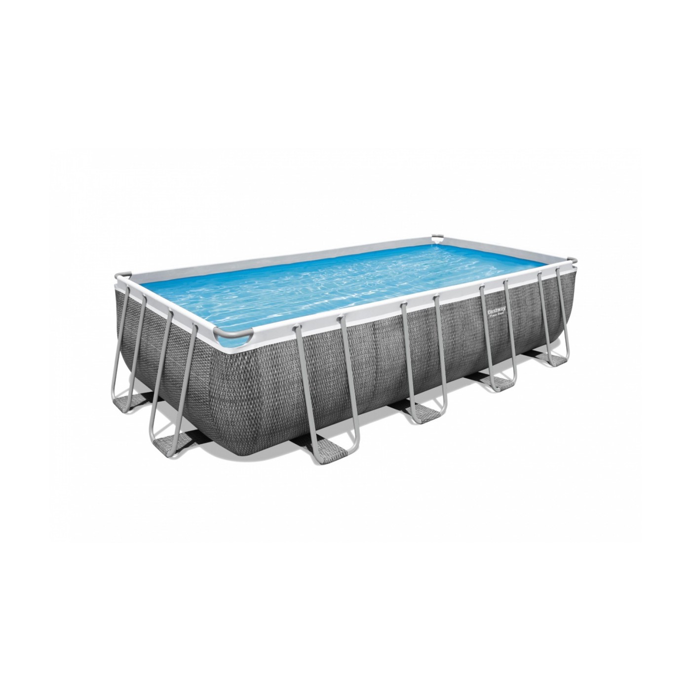 Power Steel rám bazén 488x244x122 imitace ratanu 16x8FT BESTWAY 6V1