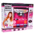 Sada na make-up růžová taštička pro děti 5+ Barevná kosmetika + doplňky