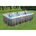Power Steel rám bazén 488x244x122 imitace ratanu 16x8FT BESTWAY 6V1
