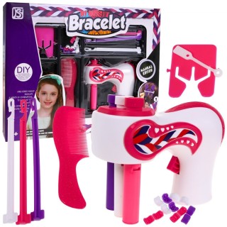 Sada na zaplétání copánků pro děti 6+ Strojek na vlasy + Doplňky