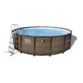 16ft ocelový bazén 488x122 cm Power Steel Deluxe Ratan S