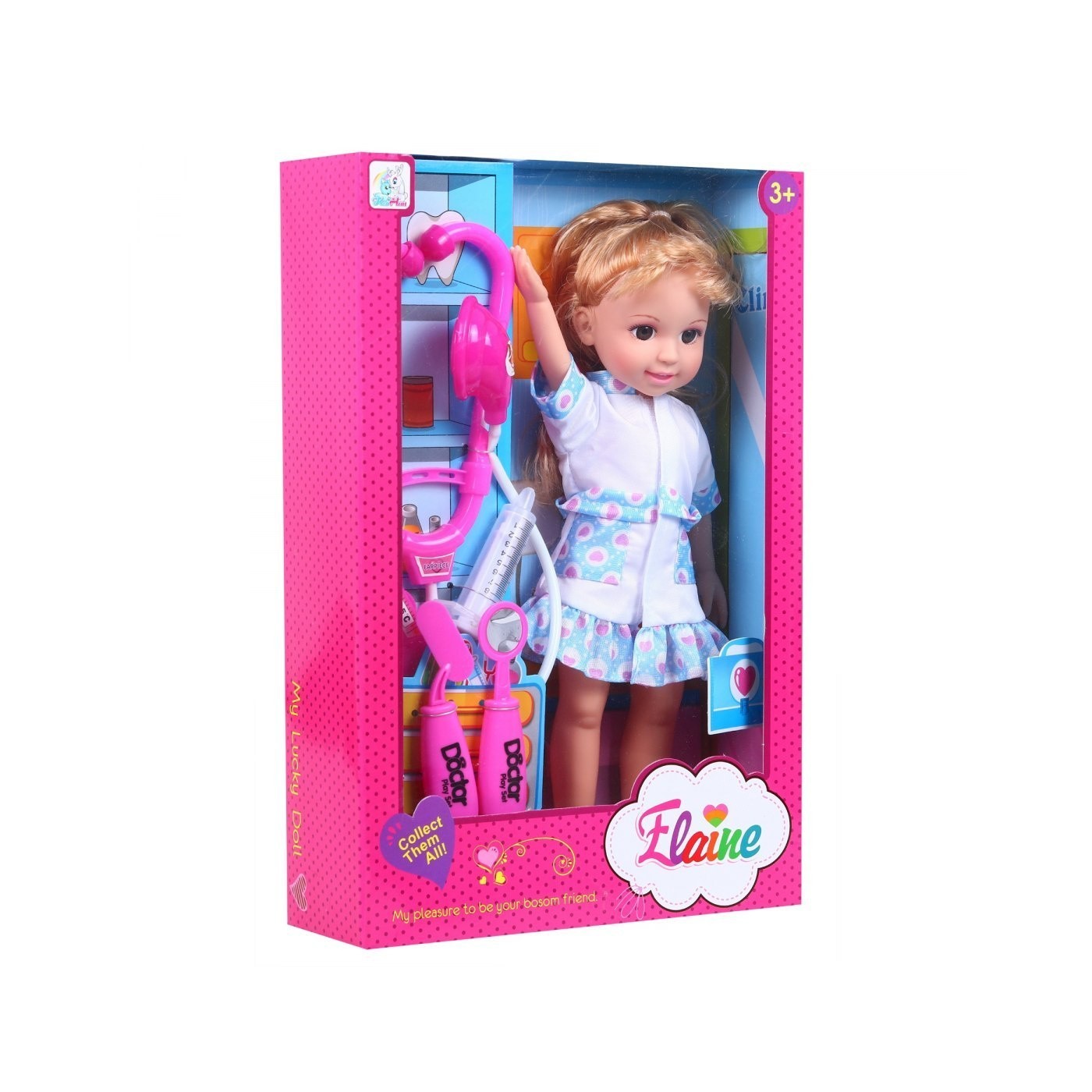 Fashion sada zdravotní sestra blondýnka