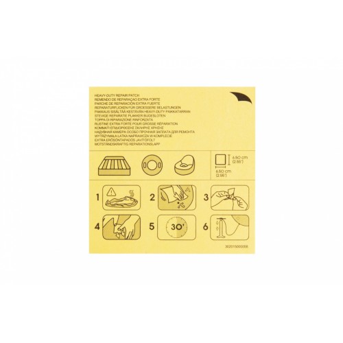 Sada 10 opravných podložek na PVC materiál 6,5x6,5cm BESTWAY