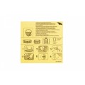 Sada 10 vodotěsných opravných podložek pro PVC 6,5 x 6,5 cm BESTWAY