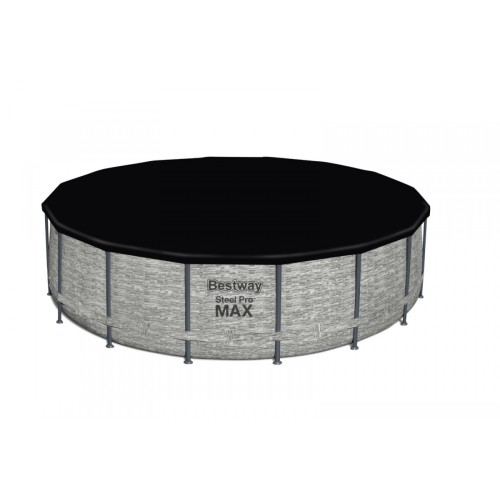 Steel Pro MAX Rack Pool 488x122 imitace kamene 16 stop BESTWAY 5v1 + příslušenství