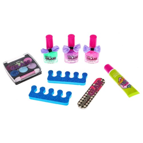 Sada make-up kosmetiky pro dívky 3+ Barevné stíny laky lesk na rty