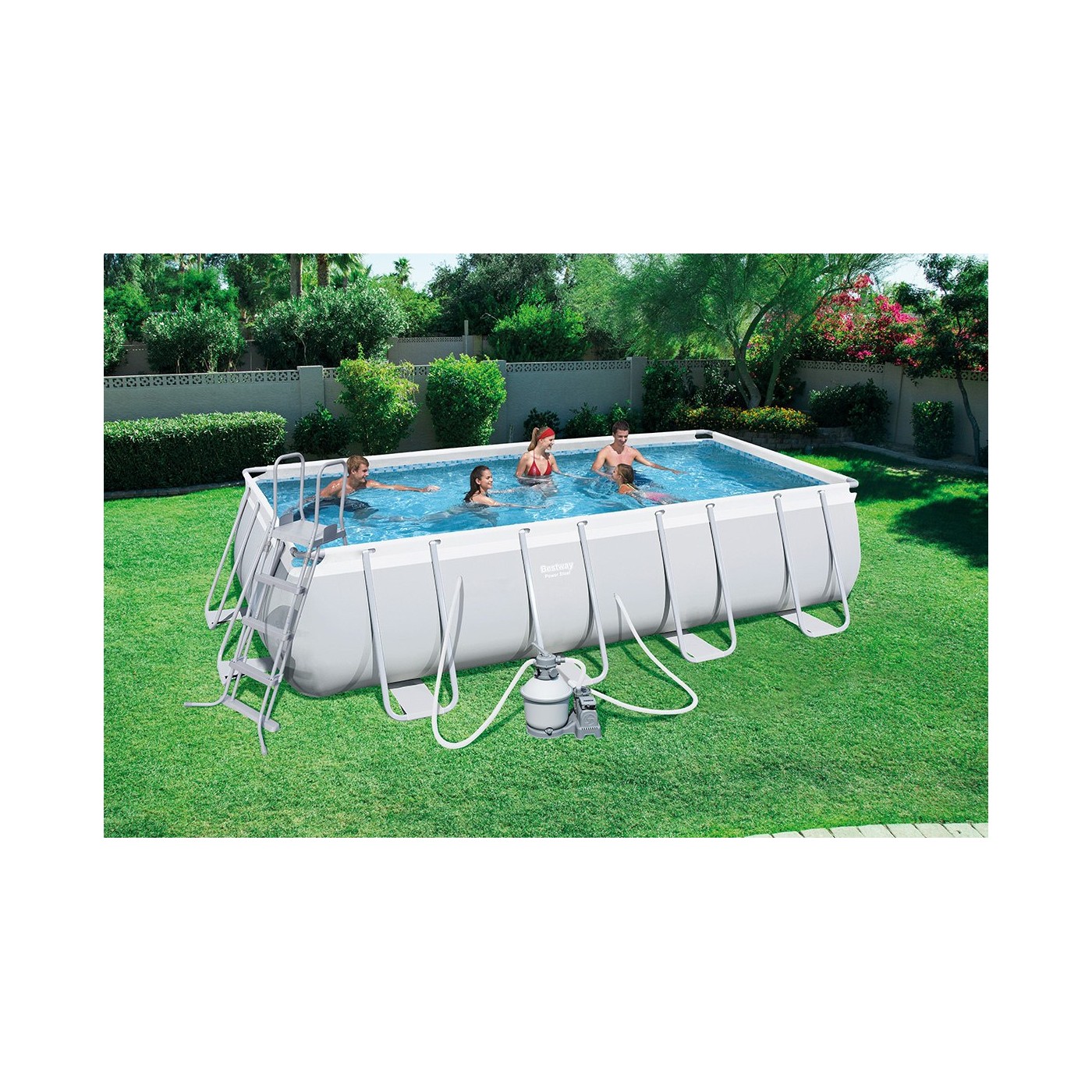 16ft ocelový bazén 488x274x122 cm POWERSteel BESTWAY