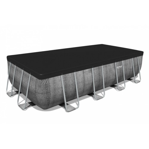 Ocelový bazén Power Steel 549x274x122 imitace ratanu 18x9FT BESTWAY 6v1 