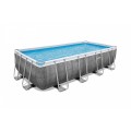 Ocelový bazén Power Steel 549x274x122 imitace ratanu 18x9FT BESTWAY 6v1 