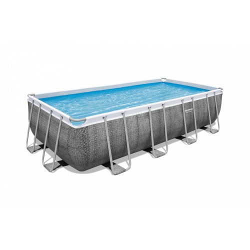 Ocelový bazén Power Steel 549x274x122 imitace ratanu 18x9FT BESTWAY 6v1 