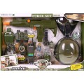 Soldier set pro děti 3+ Interaktivní efekty 15 el. + přilba + vesta + puška + vysílačka