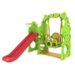 Zahradní skluzavka 3v1 Hustawka Basketbalový míč pro děti Dinosaurus