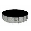 Steel Pro MAX 549x122 imitace kamene 18 stop BESTWAY 5v1 stojan bazén + příslušenství