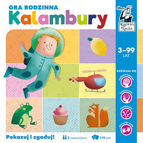 Týmová hra pro asociace "Kalambury" zábava pro dospělé a děti 3+