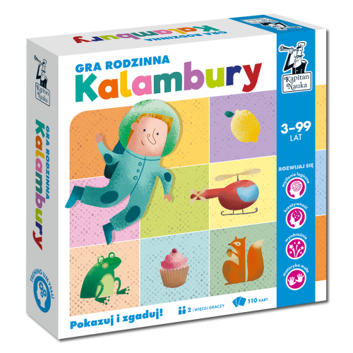 Týmová hra pro asociace "Kalambury" zábava pro dospělé a děti 3+