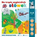 Vzdělávací hra?Stopujeme anglickou slovní zásobu? pro děti 3-8 let + Naučte se anglicky + Desková hra pro 2-4 osoby