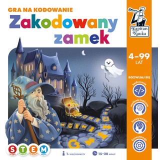 Vzdělávací hra „Kódovaný hrad“ pro děti 4-10 let + Výuka základů programování + Desková hra pro spolupráci
